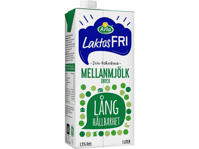 Mjölk ARLA lång hållbarhet laktosf 1L