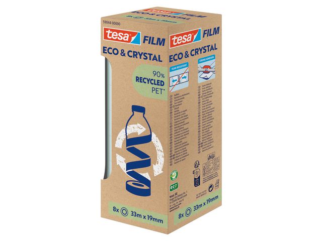 Dok.tejp TESA Eco&Crystal 19mmx33m 8/FP