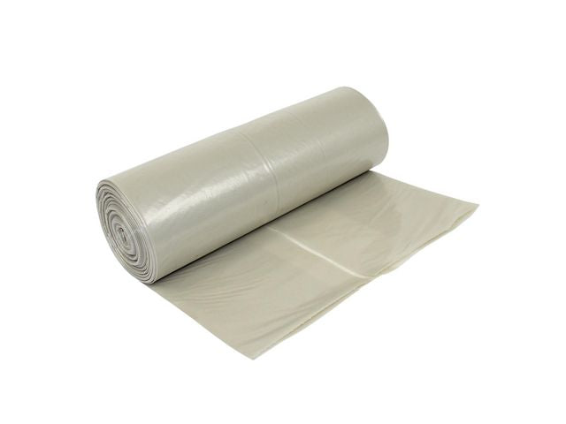 Plastsäck LDPE 370L 40my transp. 10/rl