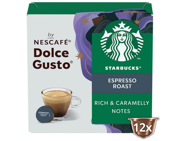 Kaffekapslar STARBUCKS Espres Dark 12/fp