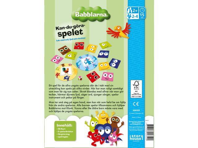 Spel Babblarna Kan-du-göra 2år