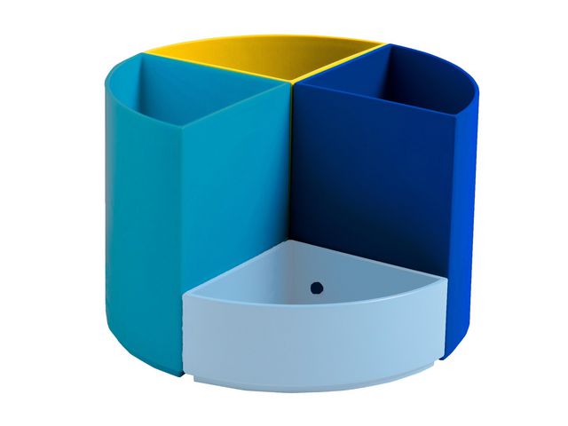 Pennställ EXACOMPTA BeeBlue sort. färg