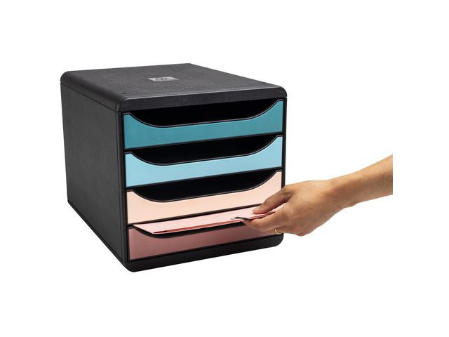 Blankettbox EXACOMPTA Skandi 4 lådor