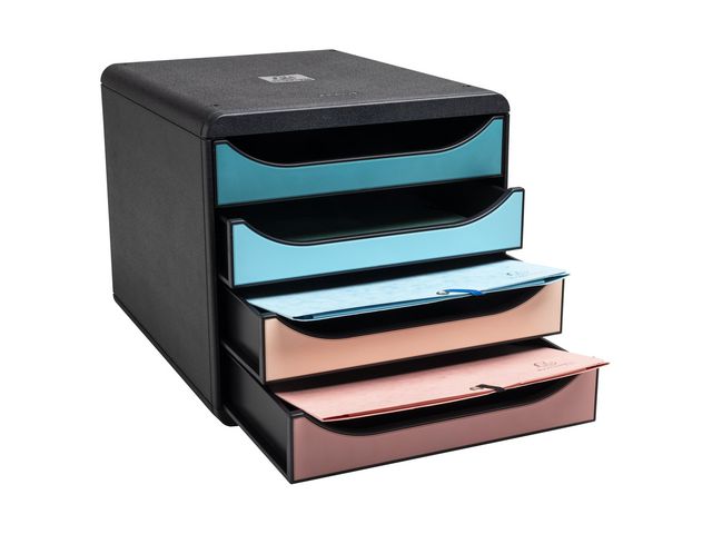 Blankettbox EXACOMPTA Skandi 4 lådor