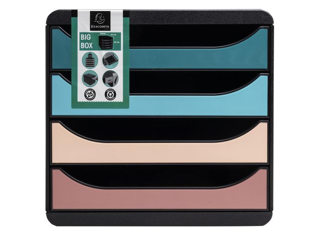 Blankettbox EXACOMPTA Skandi 4 lådor