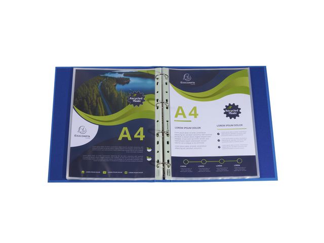 Plastficka EXACOMPTA A4 0,06mm präglad