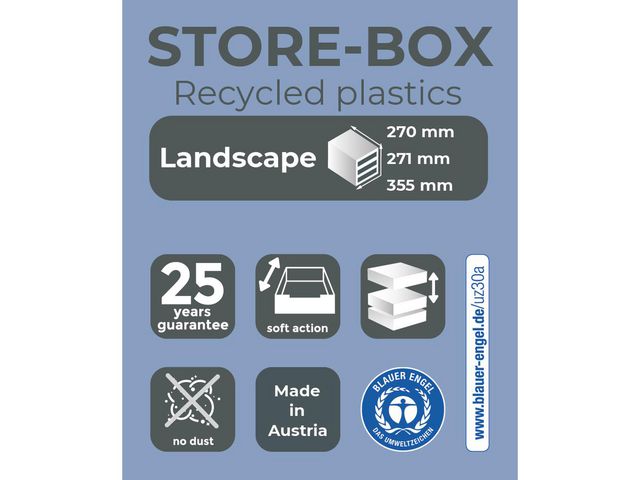 Blankettbox EXACOMPTA Harlequin 7 lådor