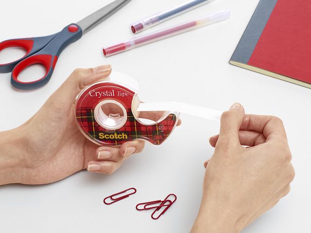 Kontorstejp SCOTCH Crystal 33mx 19mm