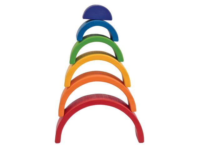 Regnbågsklossar båge 6 delar