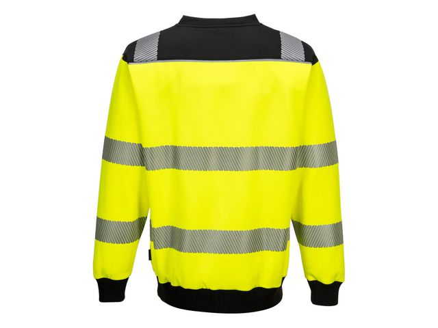 Varselsweatshirt PW379 Hi-Vis Kl 2/3 S