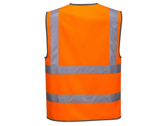 Varselväst PW C375 orange kl 2 S