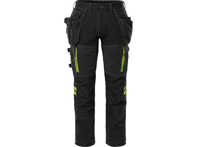 Hantvbyxa stretch 2569 STP dam svart 46