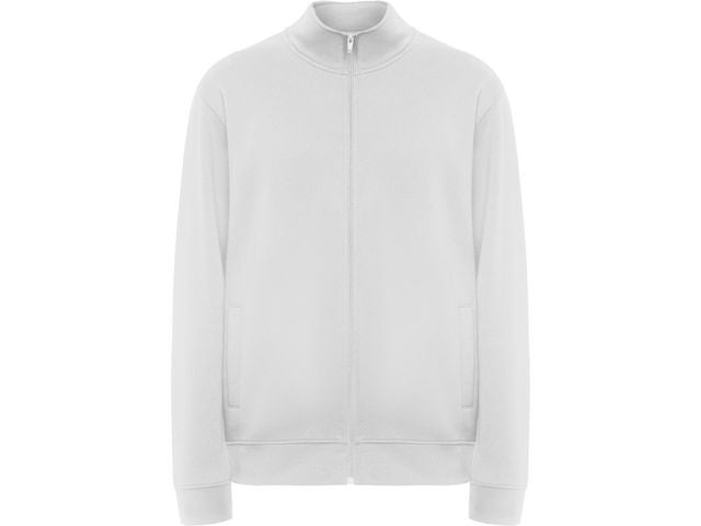 Sweater zip PF ulan unisex vit L