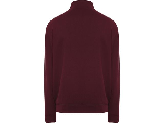 Sweater zip PF ulan unisex vinröd M