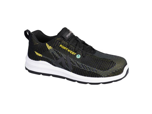 Skyddsko PW FC06 S1PS SR FO sv/gul 36