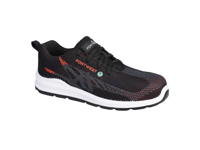 Skyddsko PW FC06 S1PS SR FO sv/röd 48