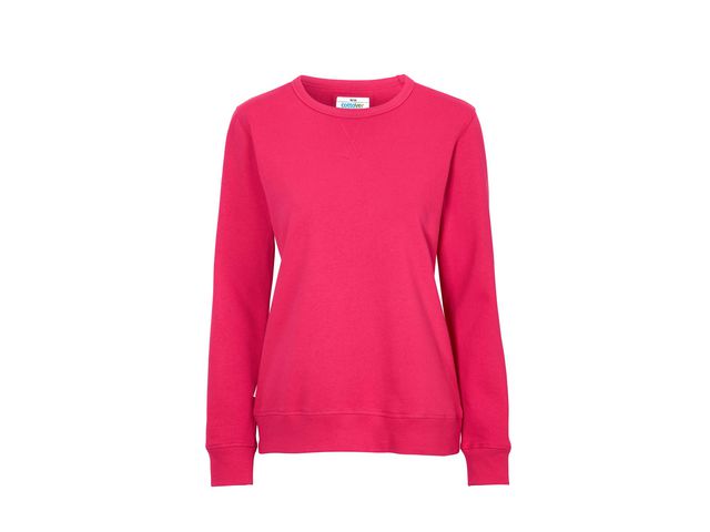 Sweatshirt Crew Neck dam GOTS cerise S