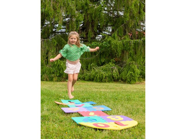 Hoppa hage pusselmatta