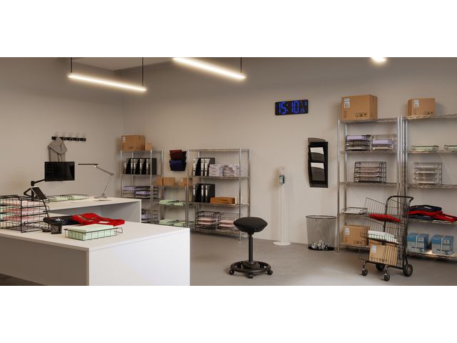 Papperskorg ALBA 40L svart