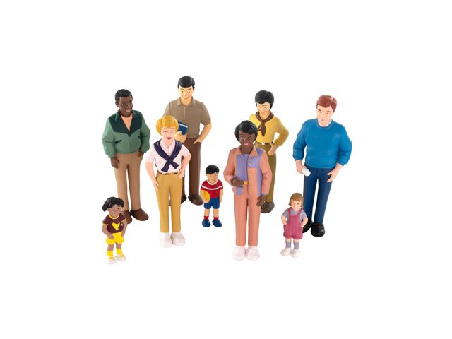 Lekfigurer Familj modern 9/fp