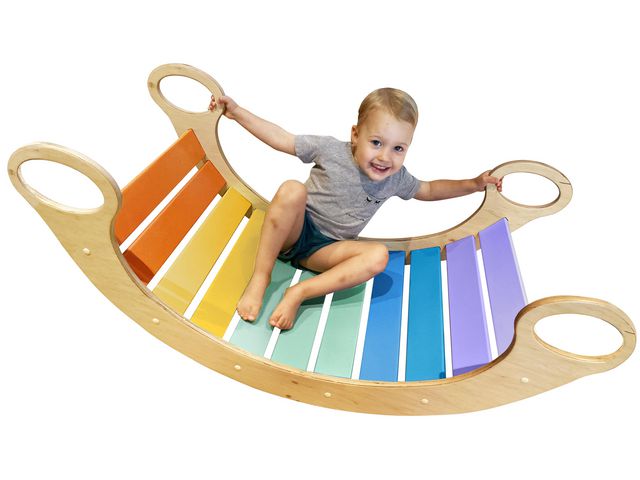 Gungande regnbågstunnel SPORADAS