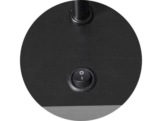 Papperstjärna på fot Astro 74x35cm svart