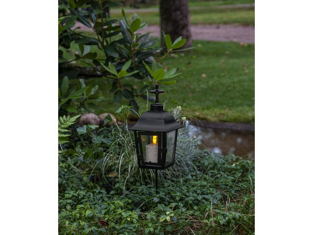 Blockljus STAR T Paula LED 11,5cm beige