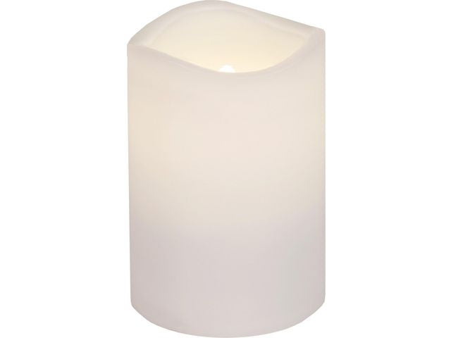 Blockljus STAR T Paul LED 11,5cm vit