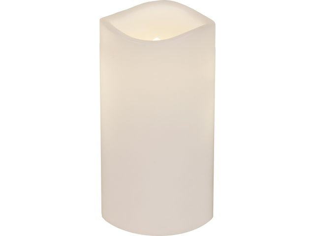 Blockljus STAR T Paul LED 15cm vit