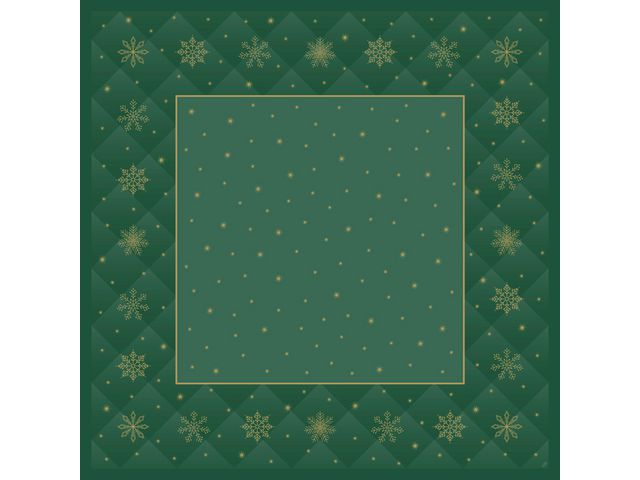 Snibbduk DUNI Rhombus 84x84cm grön 20/fp