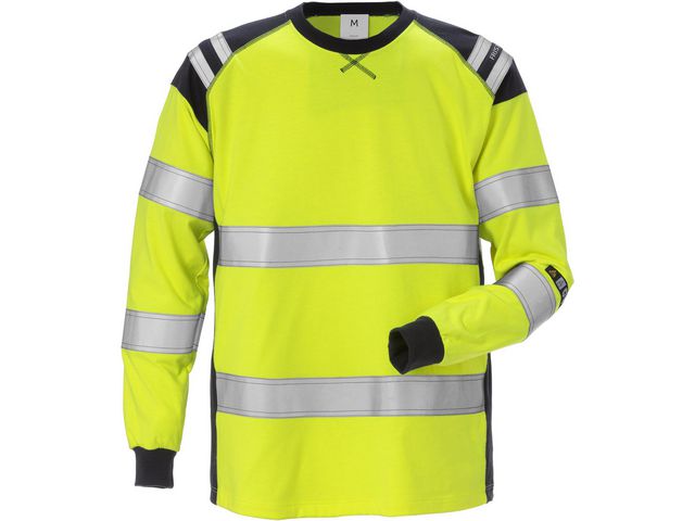 T-Shirt Flam Kl 3 Gul/Marin L