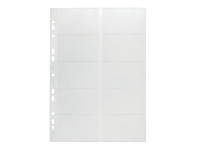 Visitkortsficka DURABLE 10/fp