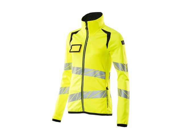 Varselfleecetröja dam kl 2 gul 3XL