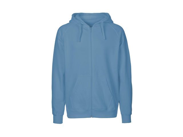 Hoodie zip NEUTRAL O63301 herr blå M