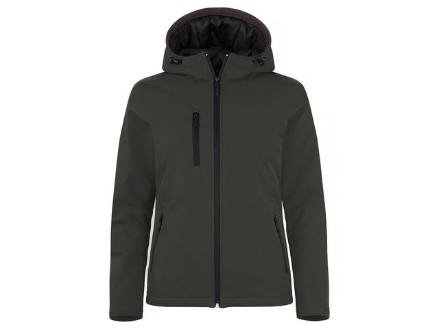 Softshelljacka CLIQUE dam mörkgrå M