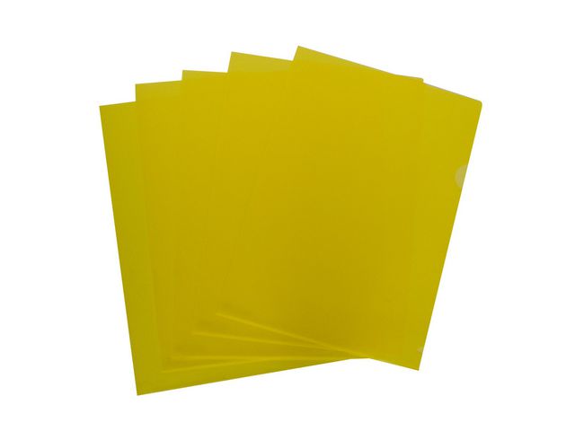 Aktmapp PETTER kraftig A4 0,18 gul