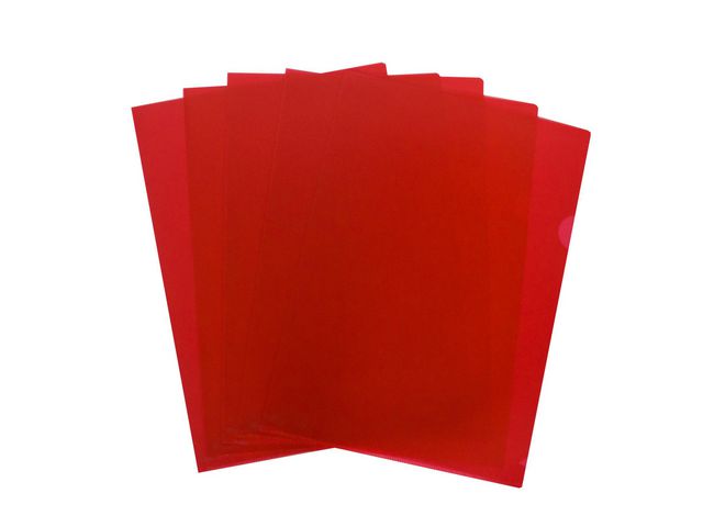 Aktmapp PETTER kraftig A4 0,18 röd