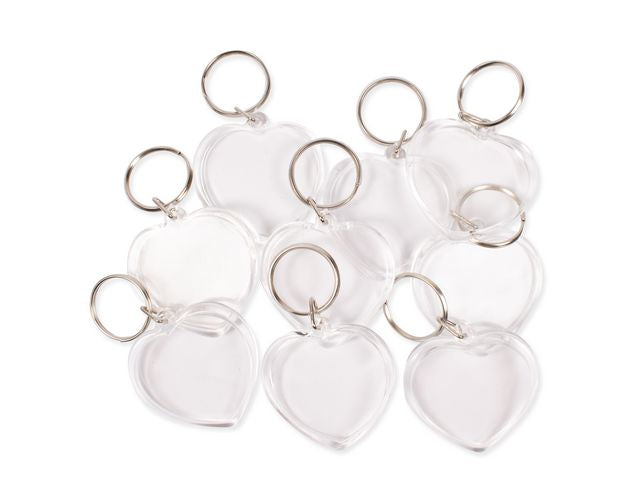 Nyckelringar Hjärta 10/fp