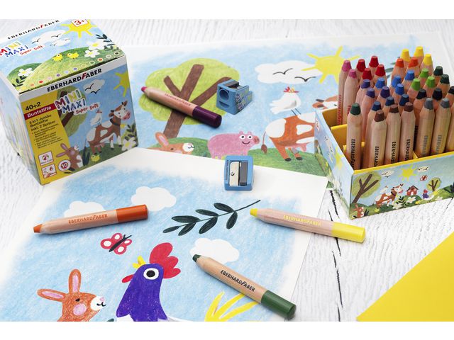 Färgpenna Mini Maxi 42/fp