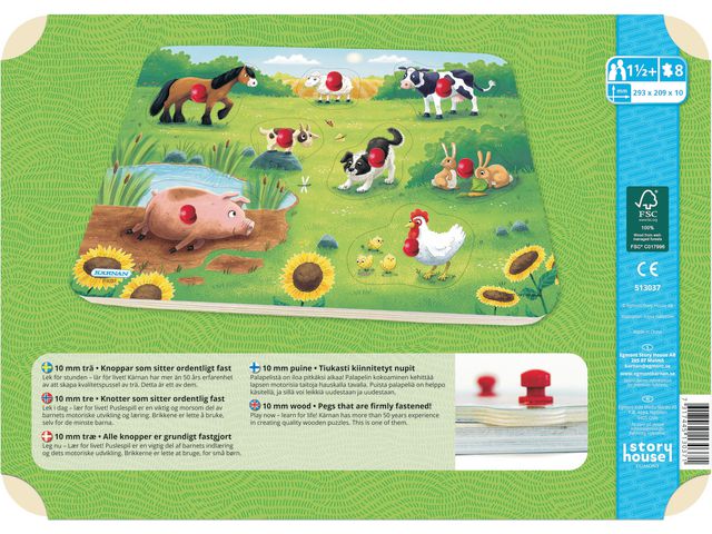 Knoppussel bondgården 30x21cm