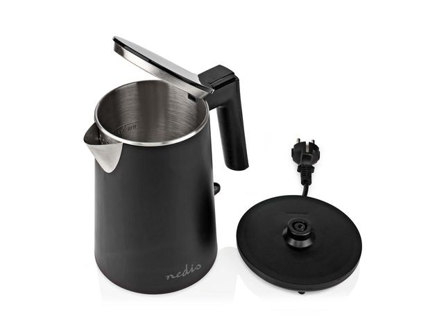 Vattenkokare NEDIS 1200W 1L svart
