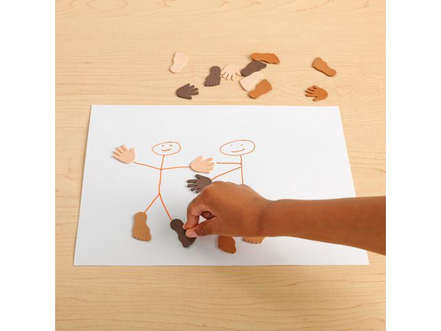 Stickers hand, fot olika hudtoner 200/fp