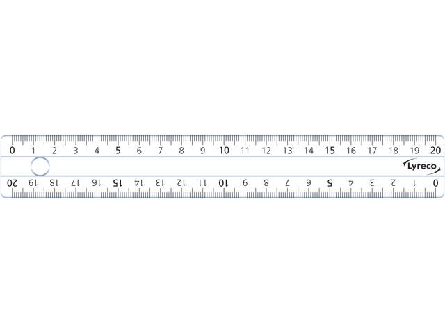 Linjal LYRECO 20cm