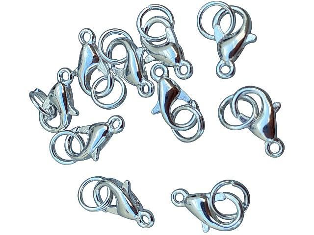 Halsbandslås karbinhake 10/fp