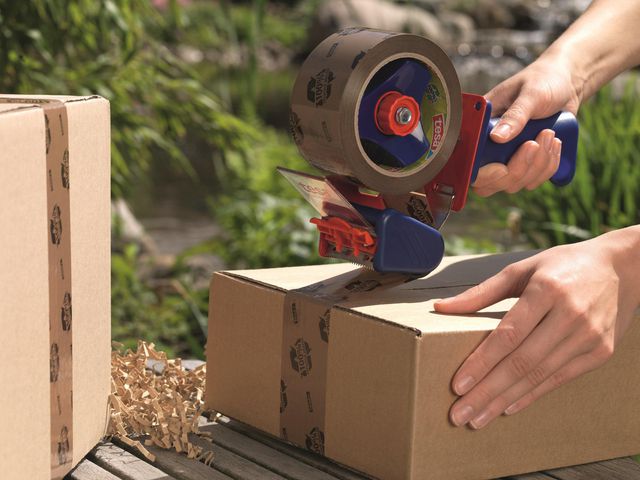 Packtejp TESA Eco Str.50mmx66m brun logo