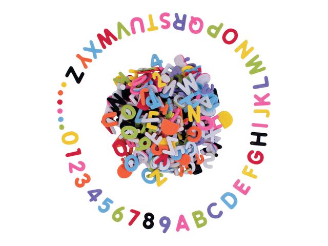 Filtbokstäver självhäftande 500/fp