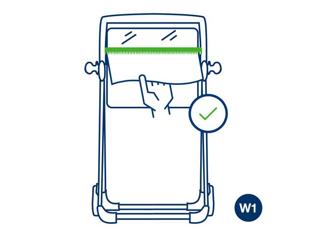 Säckställ TORK W1 till golvställ