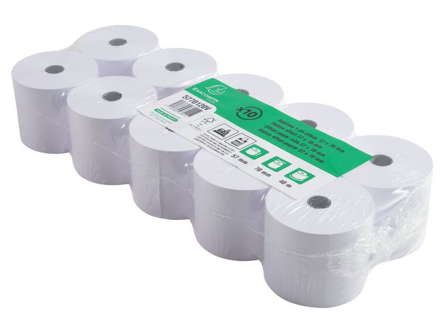 Kvittorulle 57x70x12mm 40m