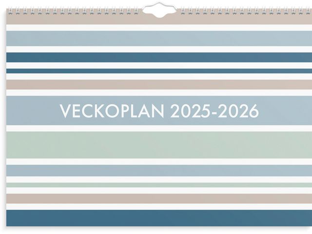 Väggkalender Veckoplan 25/26