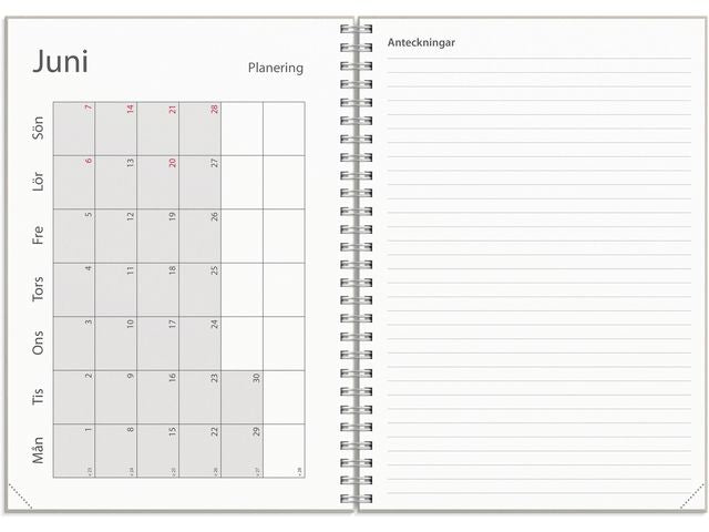 Kalender Study Story Blomma A5 25/26